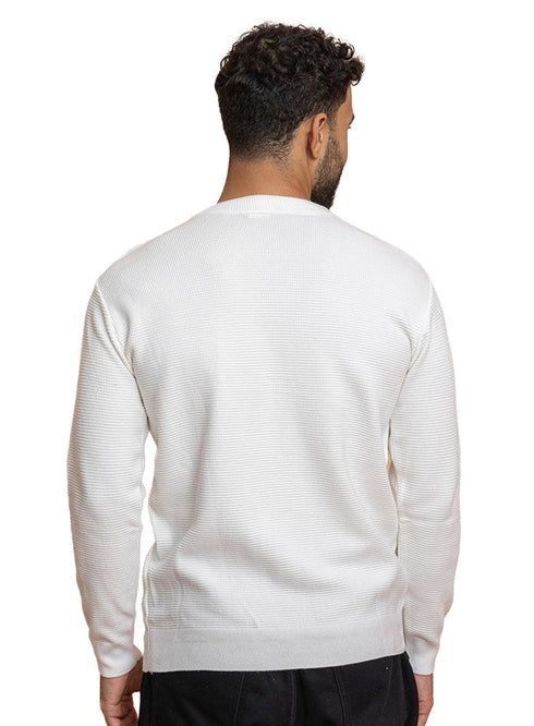 White Design 2420 Round Pullover - Khotwh